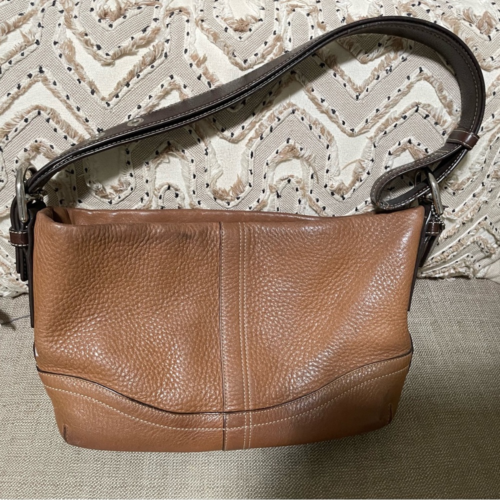 Brown Leather Shoulder Bag